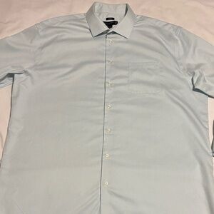 Pronto Uomo ~ Men’s Dress Shirt 18 36/37 Tall Non-Iron Classic Fit